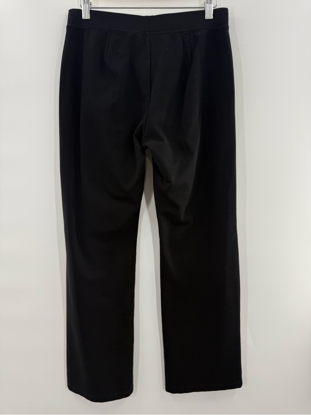 Eileen Fisher Pull On Style Straight Leg Ponte Pants Deep Black Small Petite - Picture 5 of 8